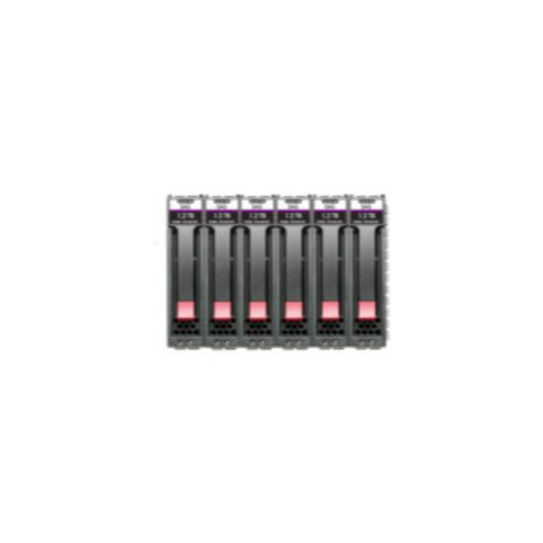 HPE Midline - HDD - 10 TB - hot swap - 3.5" LFF - SAS 12Gb/s - 7200 rpm (pacchetto di 6) - per Modular Smart Array 2060 10GbE iSCSI LFF Storage, 2060 12Gb SAS LFF Storage, 2060 16Gb Fibre Channel LFF Storage, 2060 SAS 12G 2U 12-disk LFF Drive Enclosure, 2